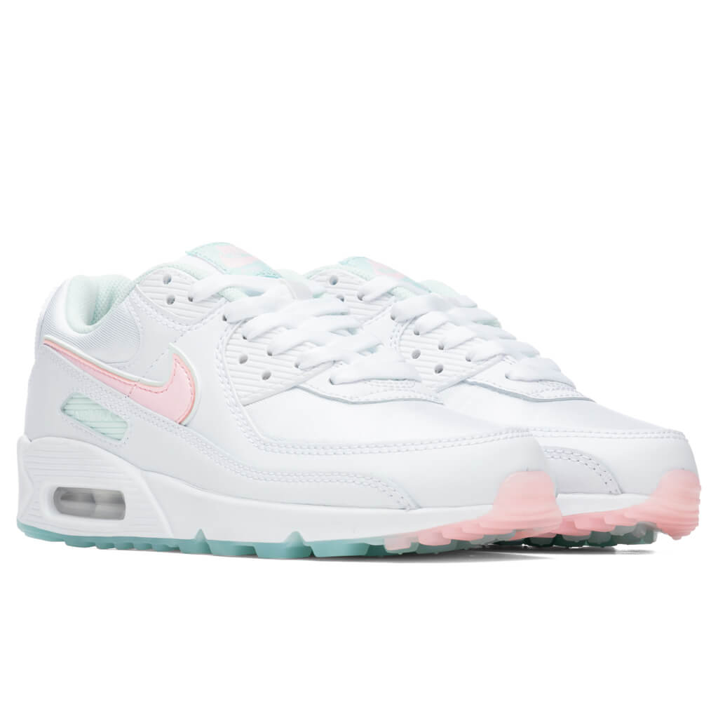 Air Max 90 Women's - White/Arctic Punch/Barely Green â Feature