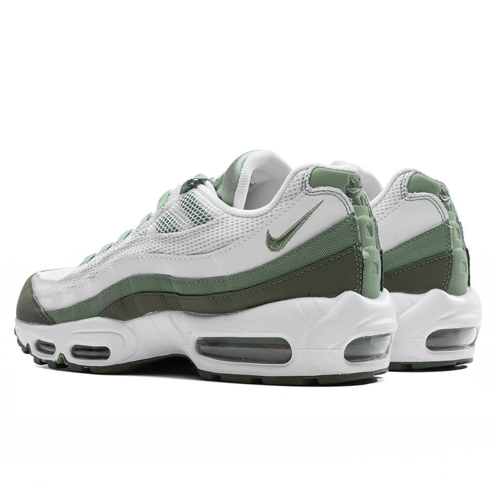 Air Max 95 - White/Oil Green/Medium Olive â Feature