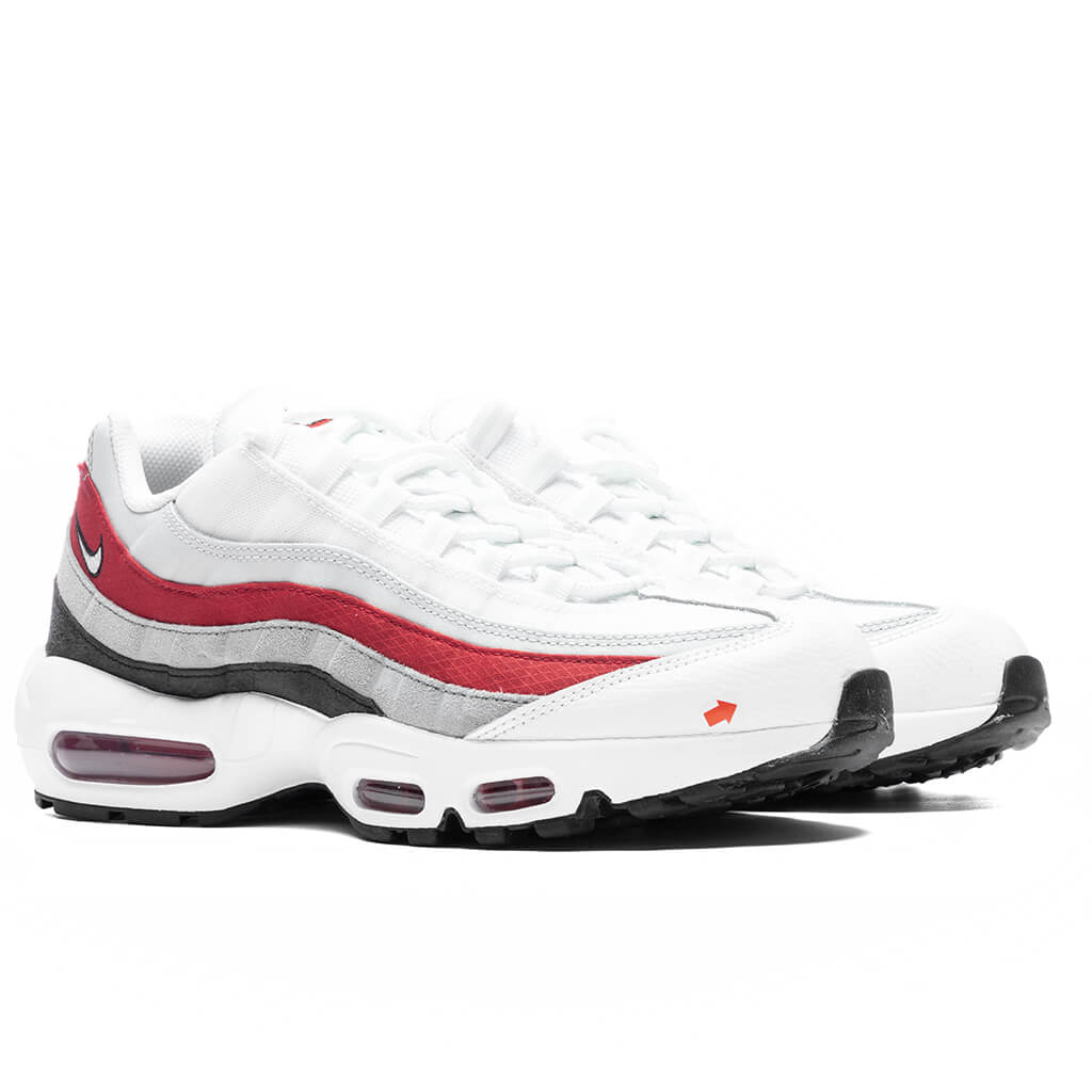 Nike Air Max 95 White Varsity Red