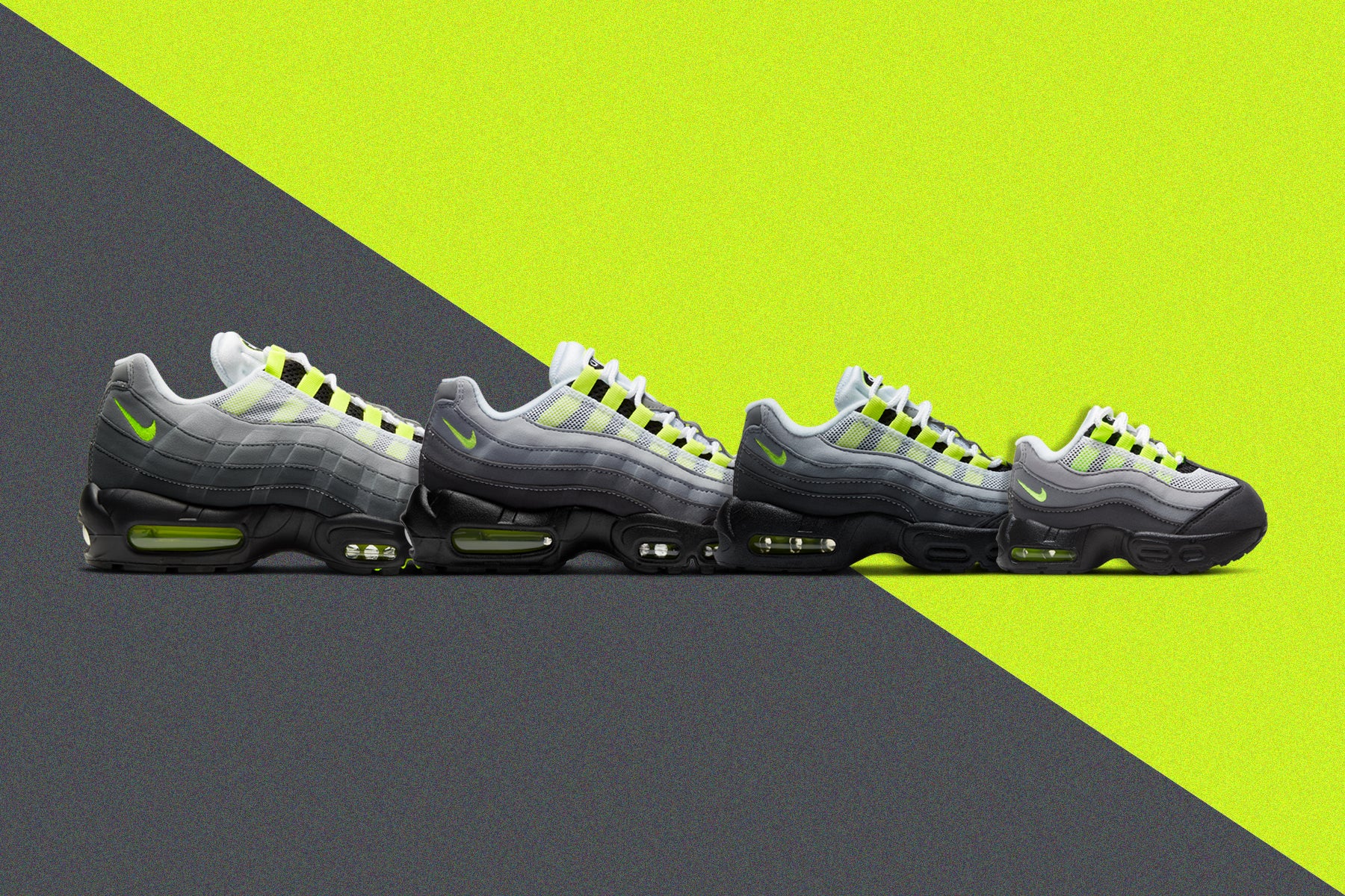 Neon Yellow Nike 95 Og Neon Green Air Max 95 OG (GS) Black/Neon Yellow