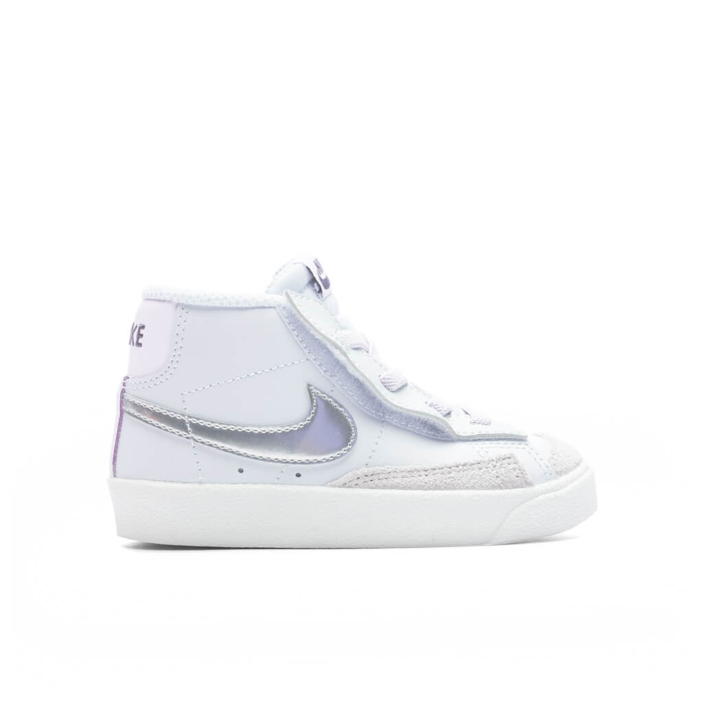 Blazer Mid '77 (TD) - Pure Platinum/Metallic Silver â Feature