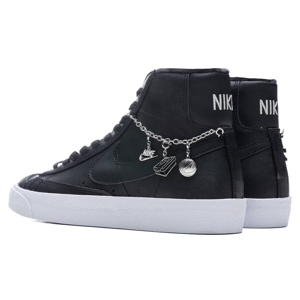 Women's Blazer Mid '77 LX - Black/Black/Metallic Silver â Feature