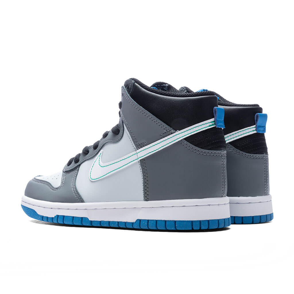 Dunk High (GS) - Pure Platinum/White/Cool Grey â Feature