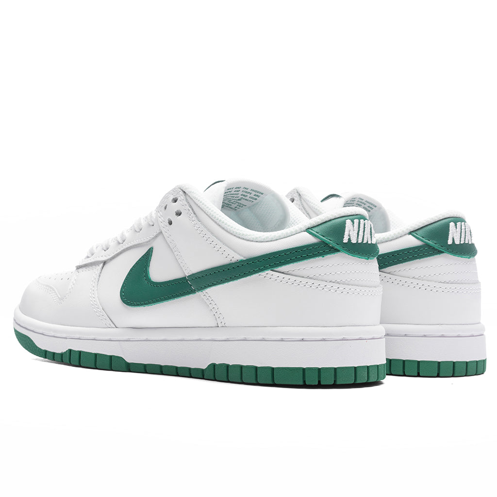 Women's Dunk Low - White/Green Noise â Feature