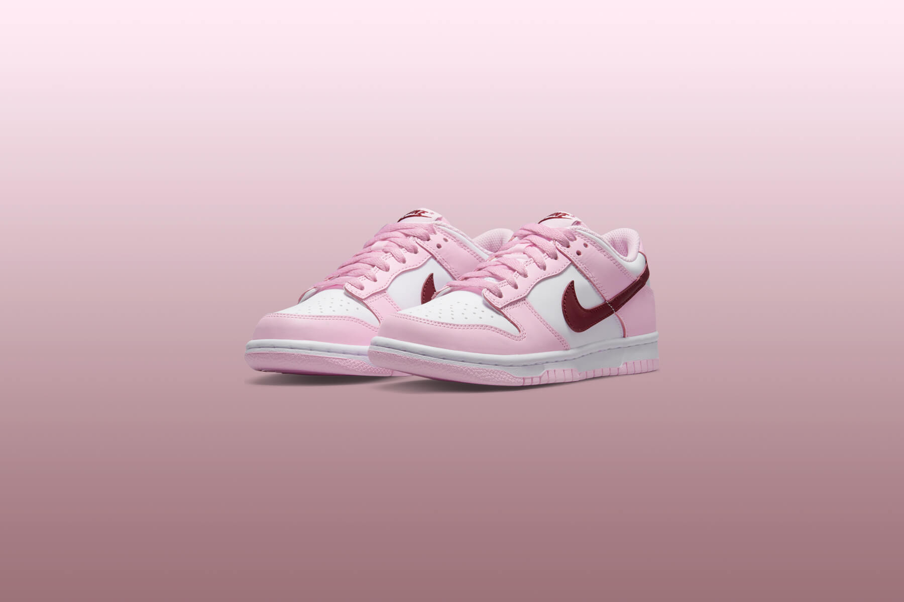 Dunk Low (GS) - Pink Foam/Dark Beetroot â Feature