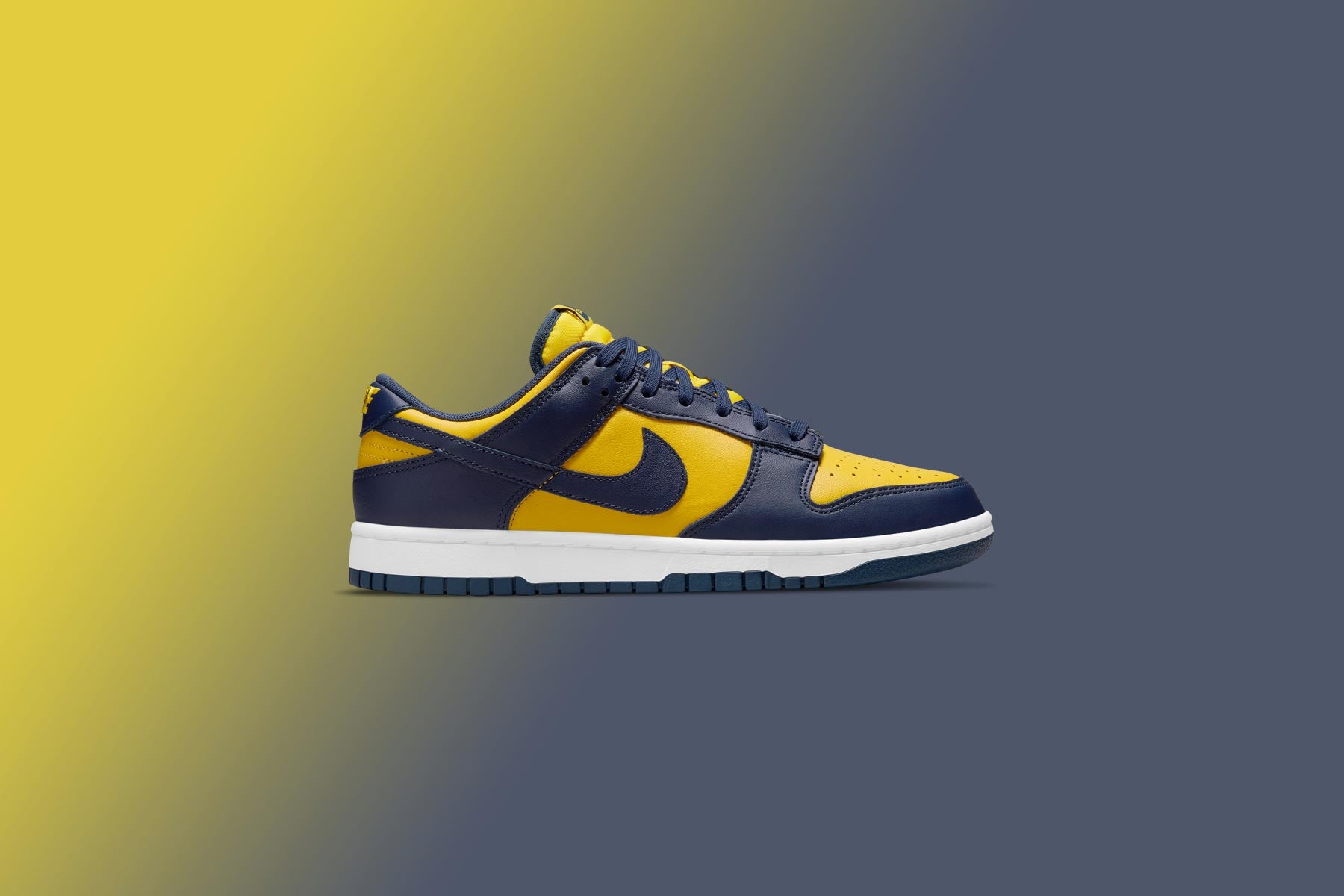 maize and blue dunk