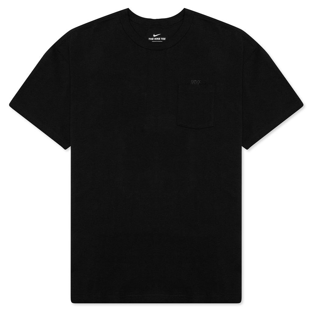 Premium Sportswear Essential Pocket T-Shirt Black