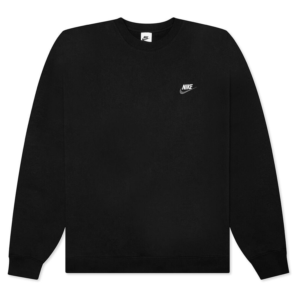 Sportswear Club Fleece Crew - Black/Iron Grey/White – Feature