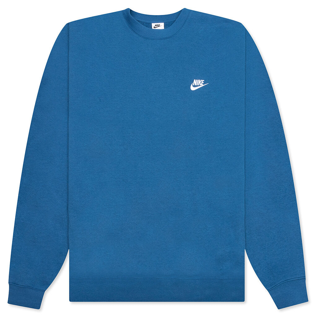 Sportswear Club Fleece Crew Dark Marina Blue/White