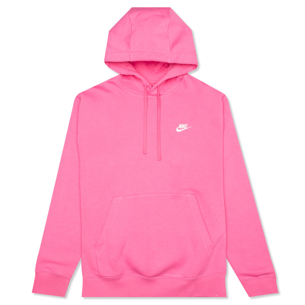 Sportswear Club Fleece Pullover Hoodie - Pinksicle/White â Feature