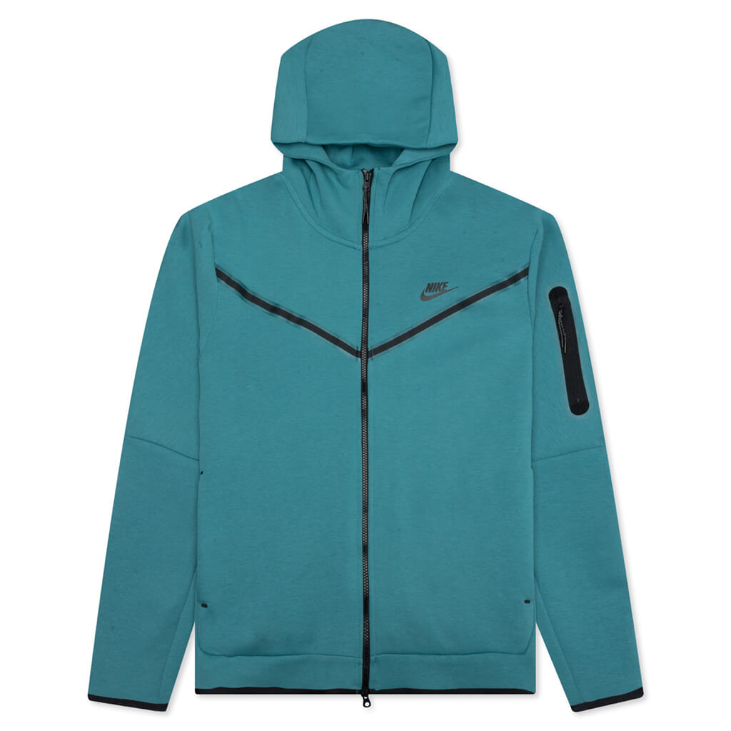 Justitie romantisch Snooze Sportswear Tech Fleece Full Zip Up Hoodie - Mineral Teal/Black – Feature