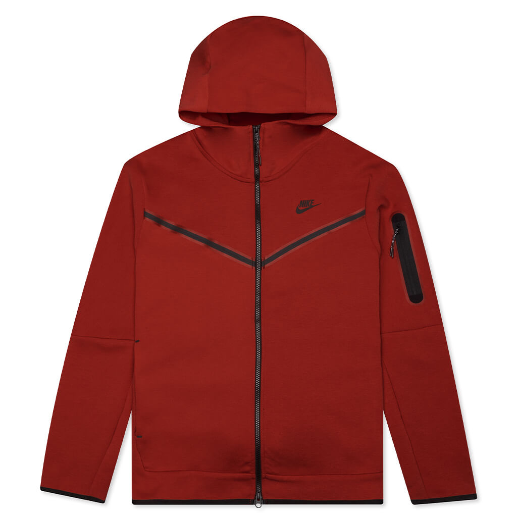 Nike Sportswear Tech Fleece Full-Zip Hoodie Team Red/Black