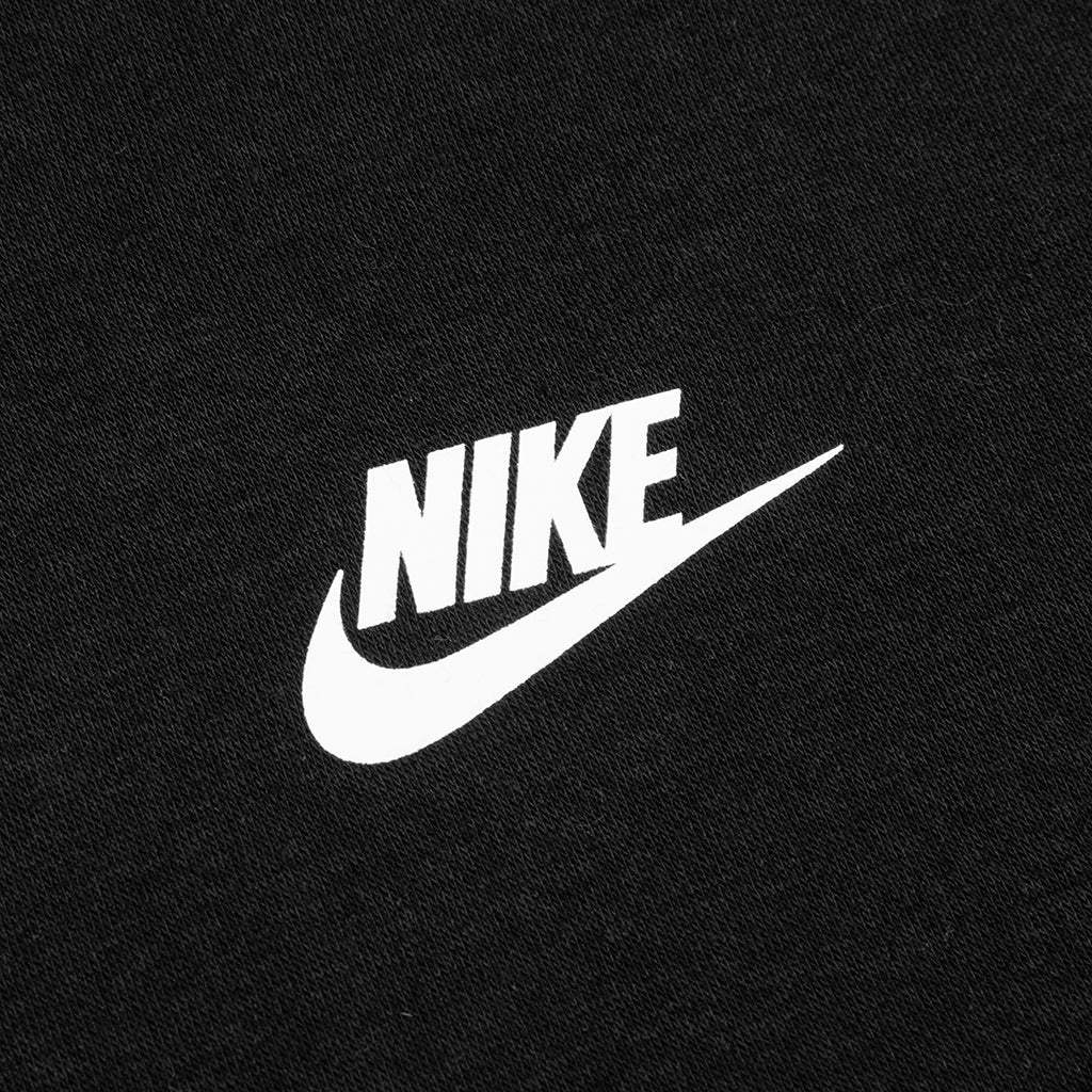 Sportswear Women's Fleece Full-Zip Hoodie - Black/White â Feature