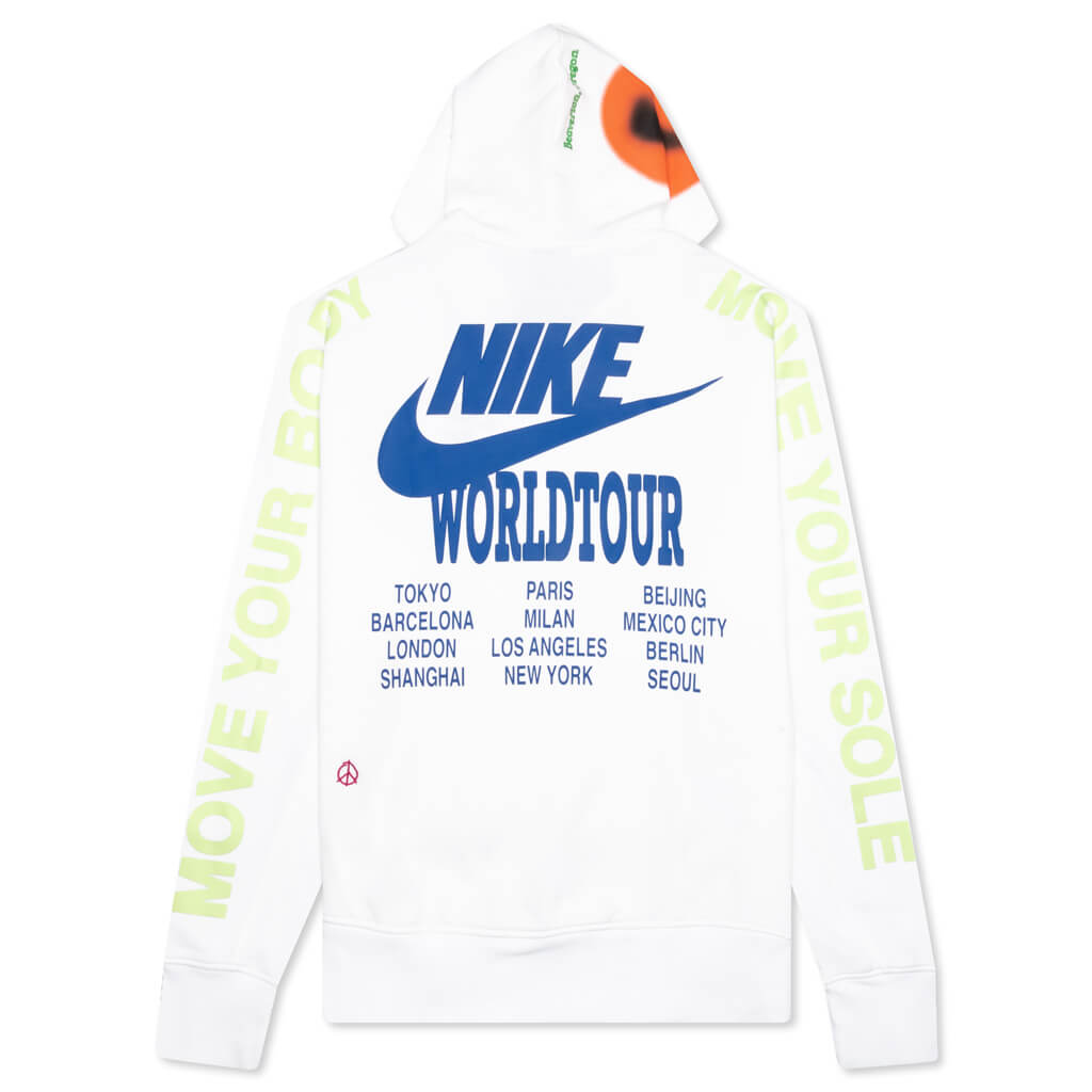 Sportswear World Tour Pullover French Terry Hoodie White