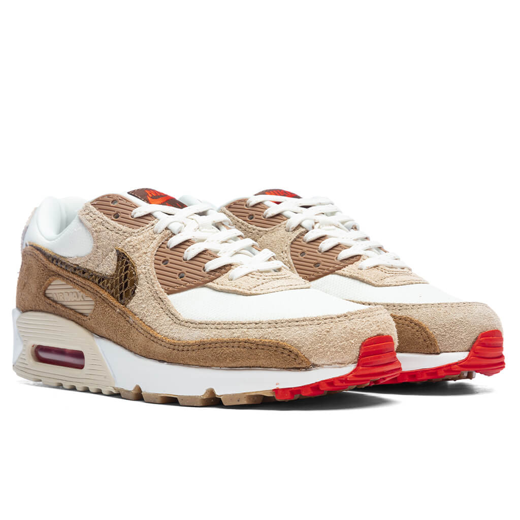 Women's Air Max 90 SE Pale Ivory/Picante Red/Summit White –