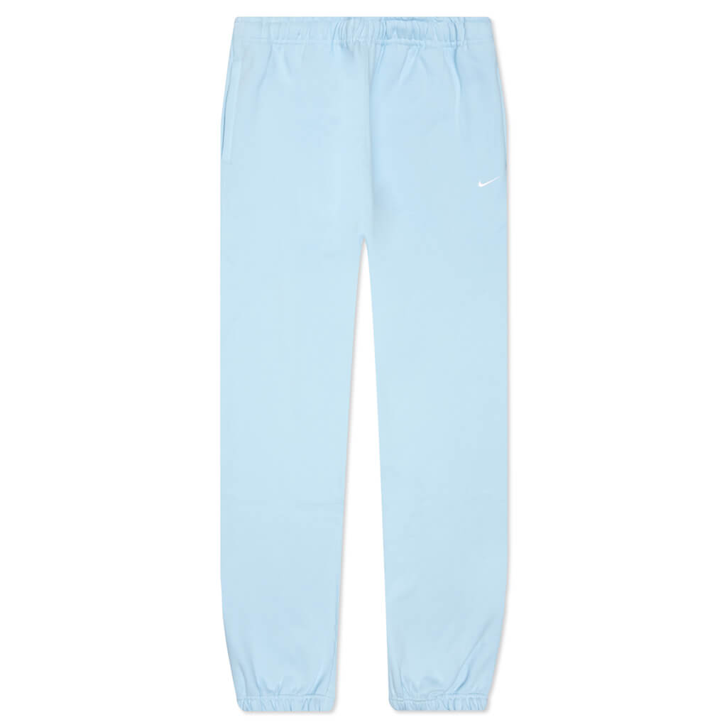 Women's Solo Swoosh Fleece Pants - Celestine Blue/White – Feature