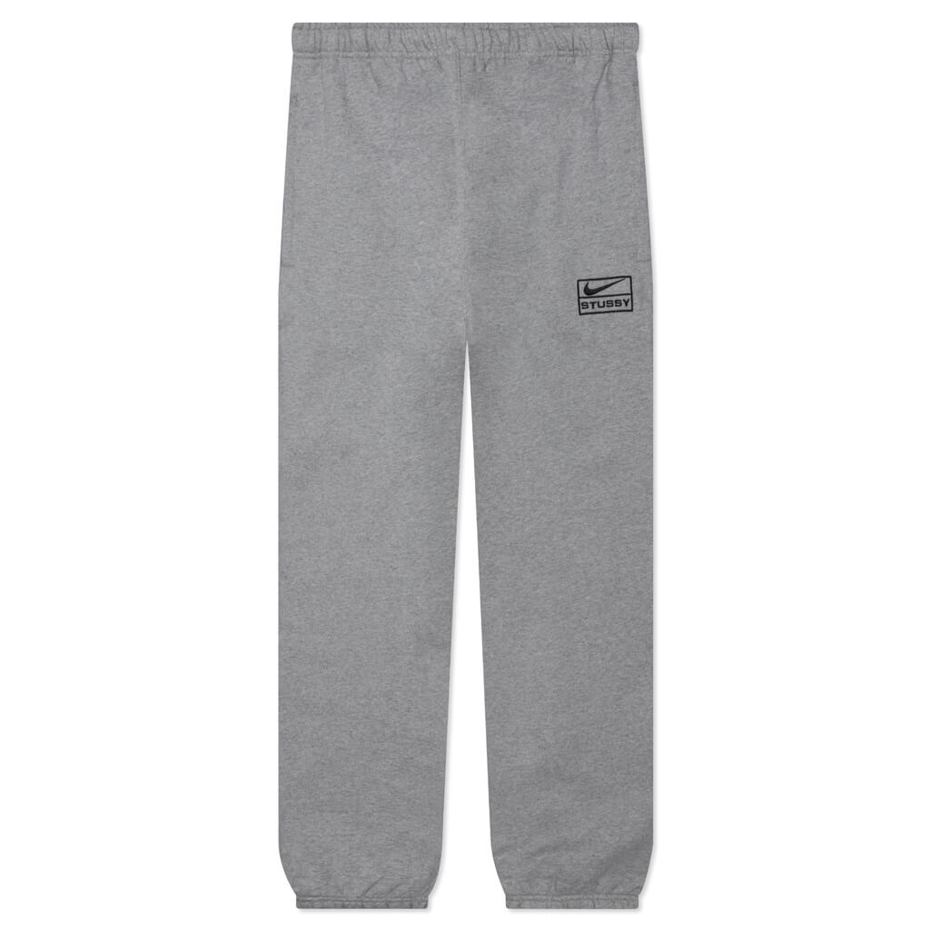 Nike x Stussy NRG Fleece Pant - Dark Grey Heather/Black – Feature