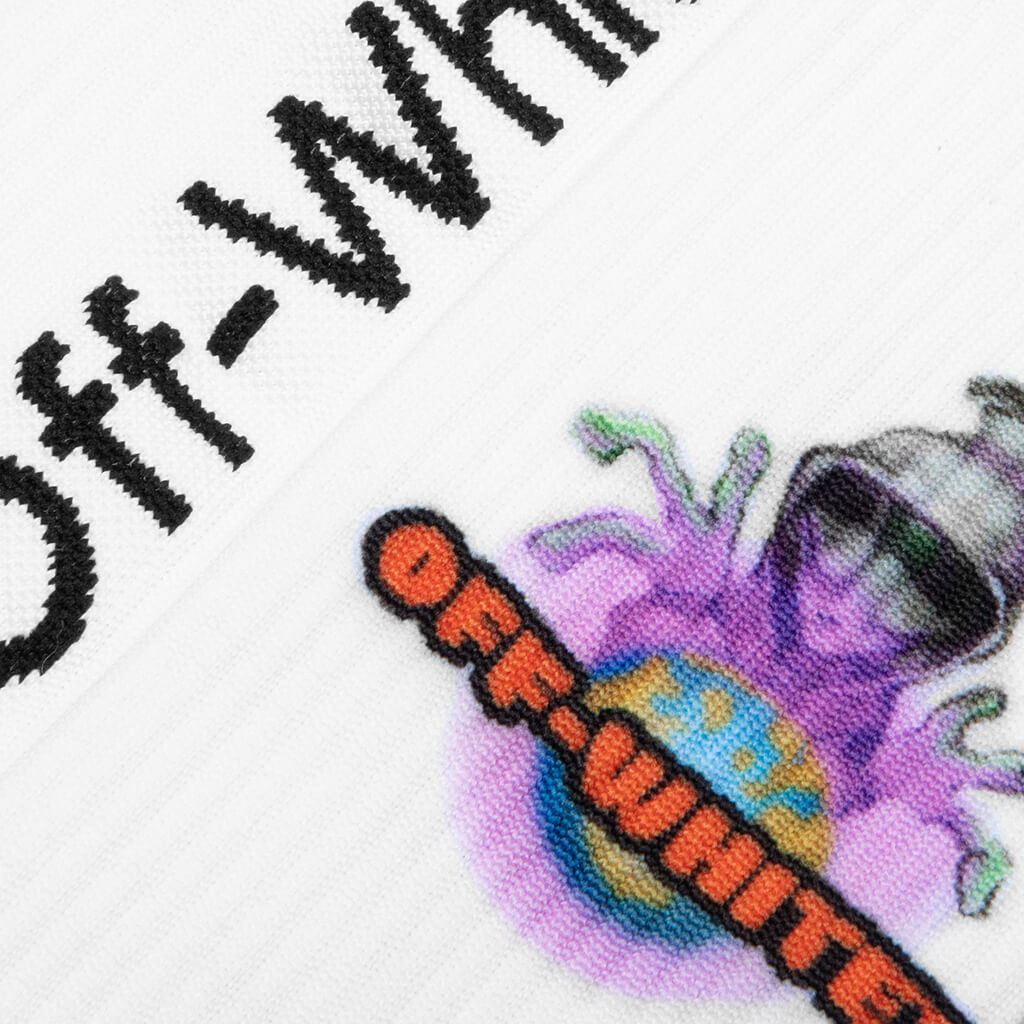 Off-White c/o Virgil Abloh Off-white Logo Rainbow Necklace Silver