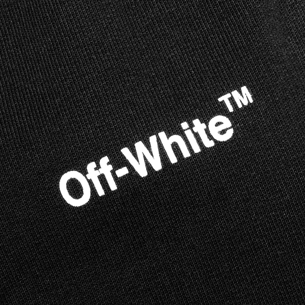 Off-White c/o Virgil Abloh Helvetica Black Cotton Jersey Jogger