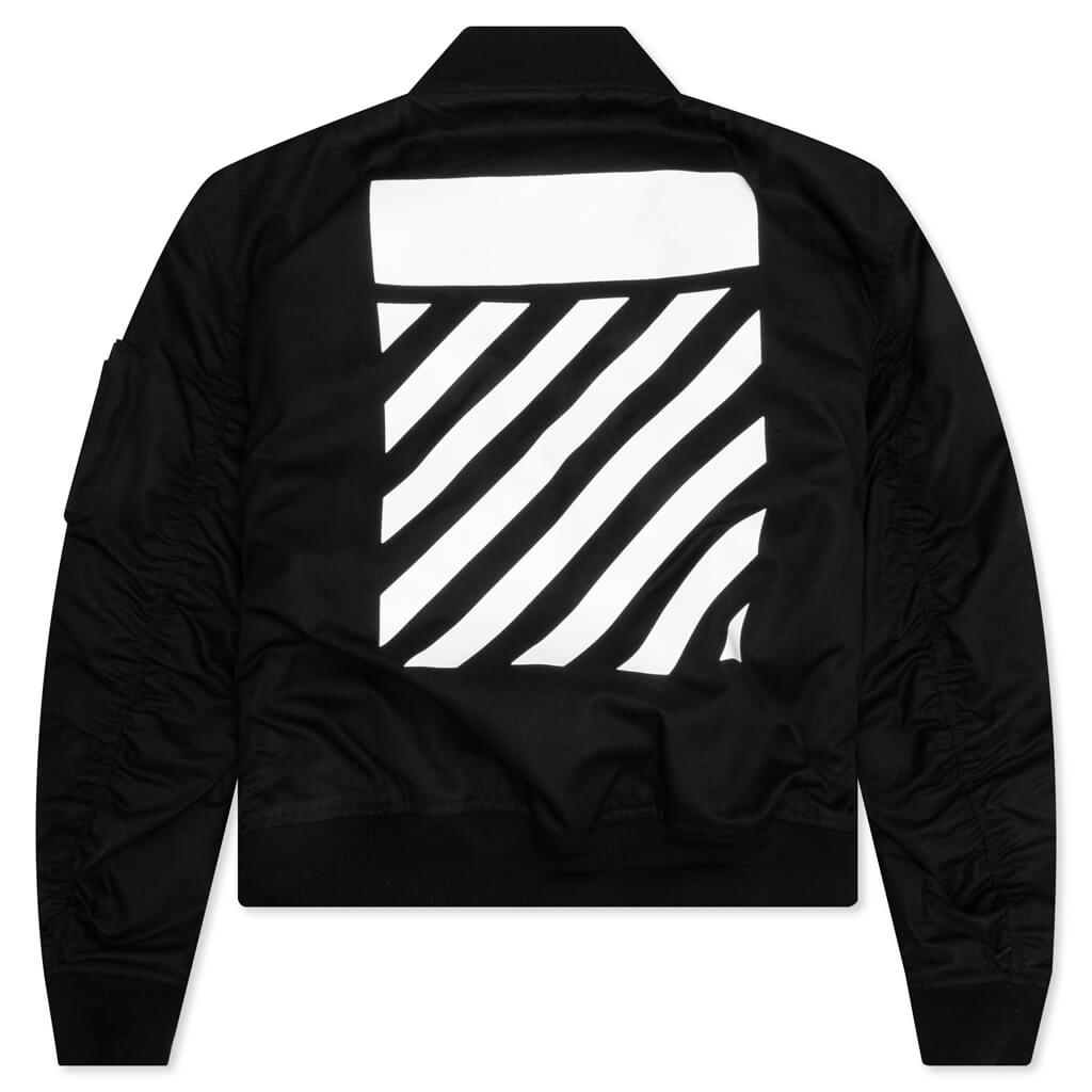 Off-White c/o Virgil Abloh Arrow Biker Jacket in Black for Men