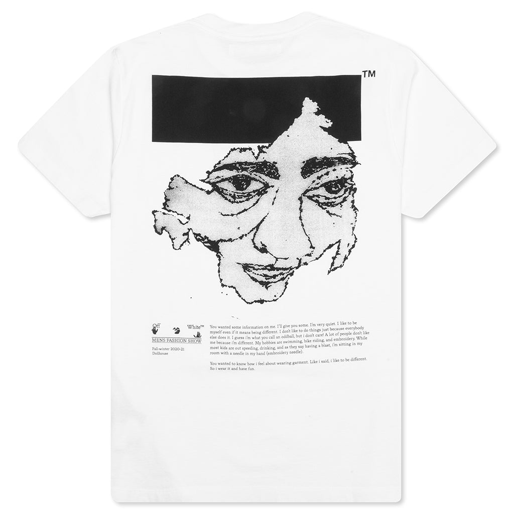 Gazer S/S Slim Tee White/Black