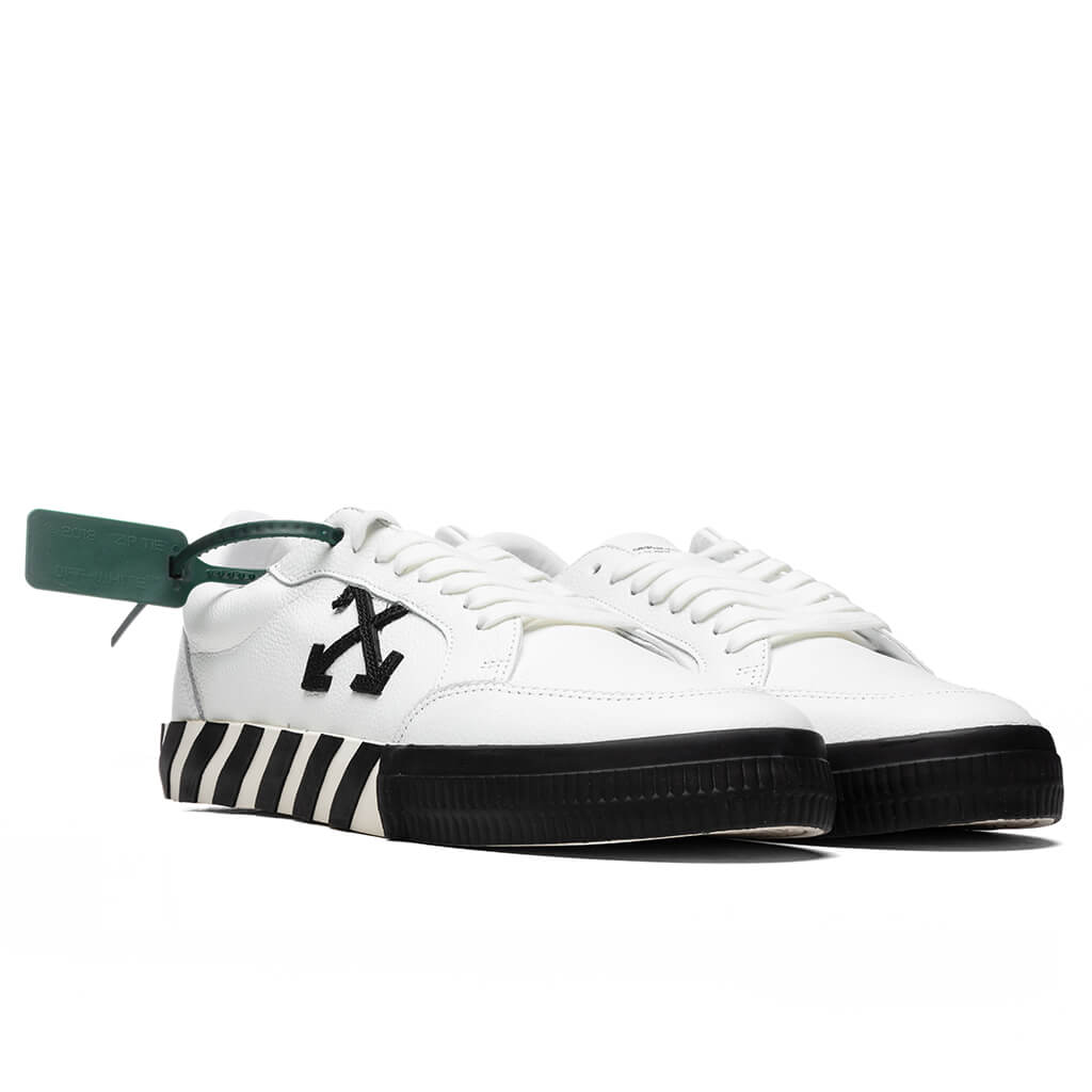Off-White Low Vulcanized Leather White Black