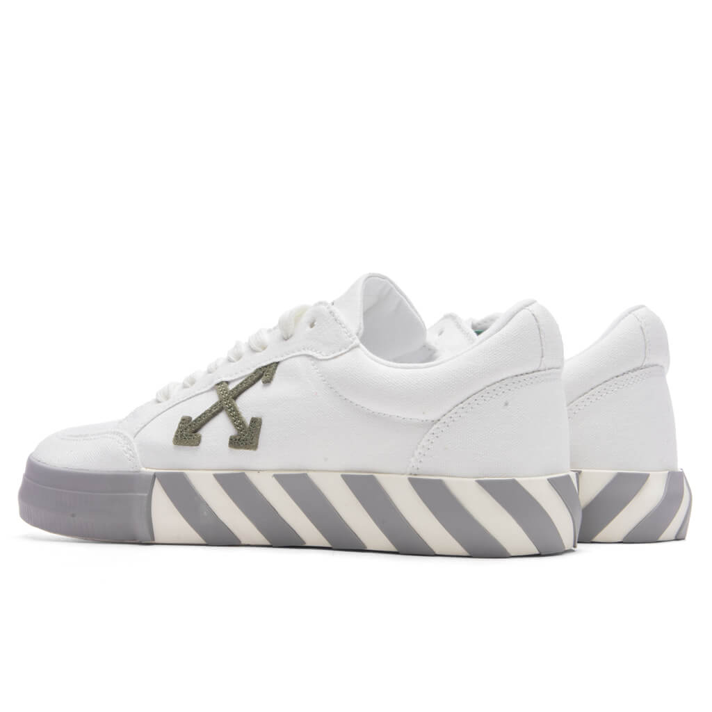 Off-White c/o Virgil Abloh Vulc Low-top Canvas Trainers in White for Men