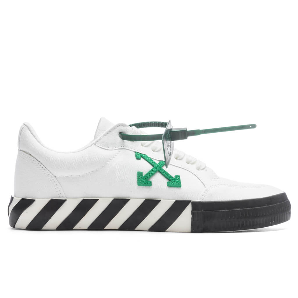 Off-White c/o Virgil Abloh Low Vulcanized Canvas Sneakers in White for Men