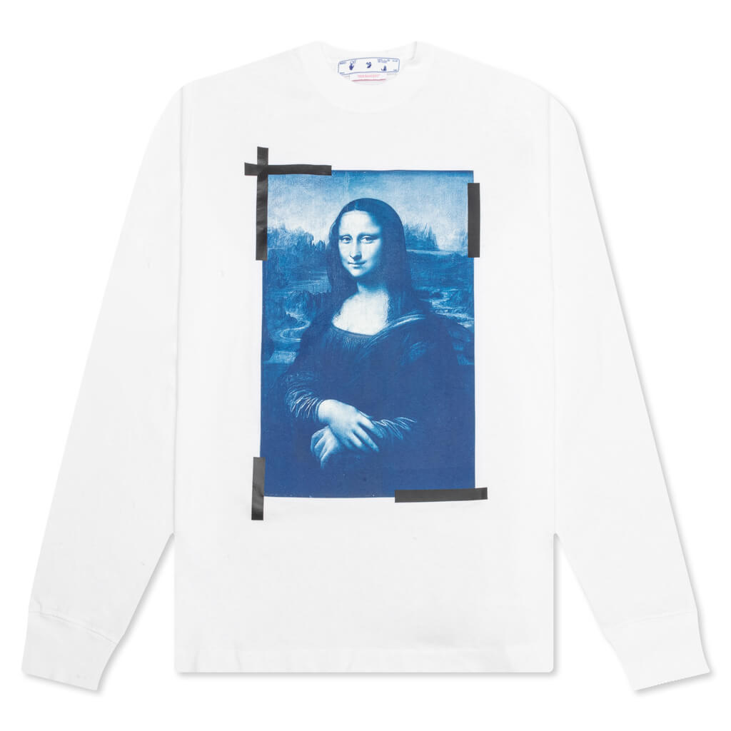 off white mona lisa blue