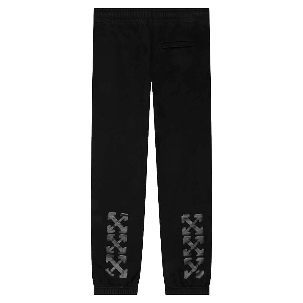 Rubber Arrow Slim Sweatpant - Black/Black