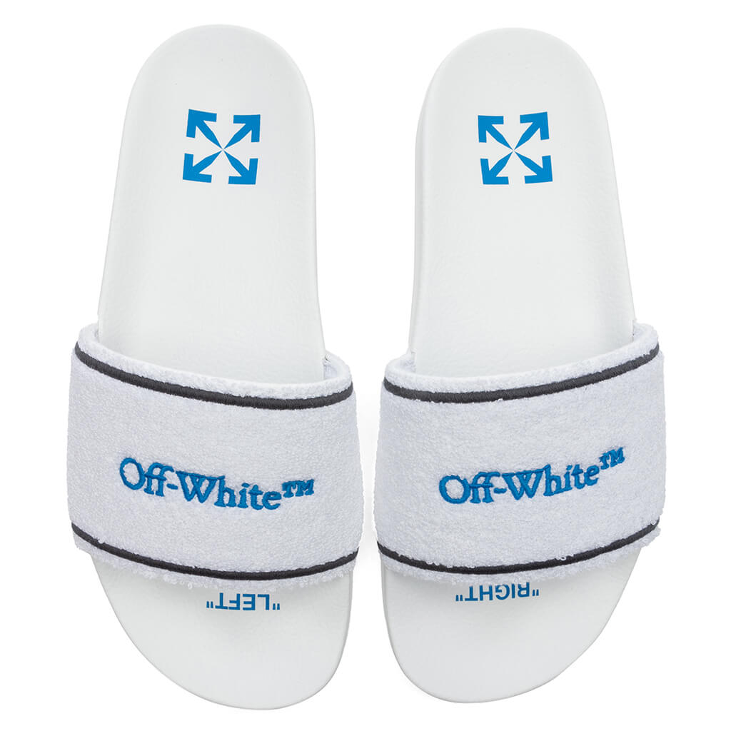 Off white slides online blue