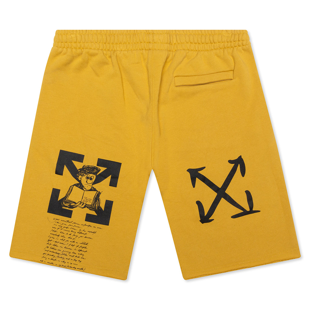 Off white shorts black and yellow Clearance