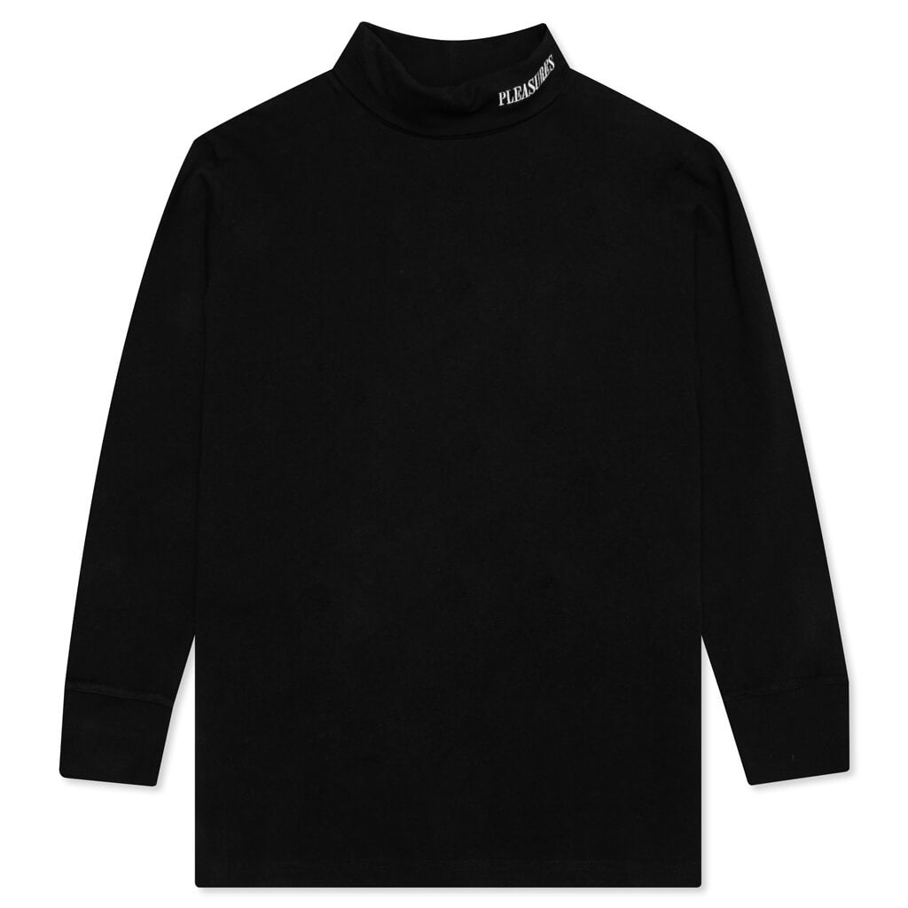The Bruma Black Cutout Turtleneck