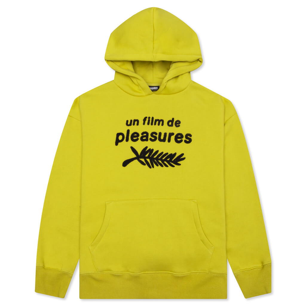 Pleasures 2025 yellow hoodie