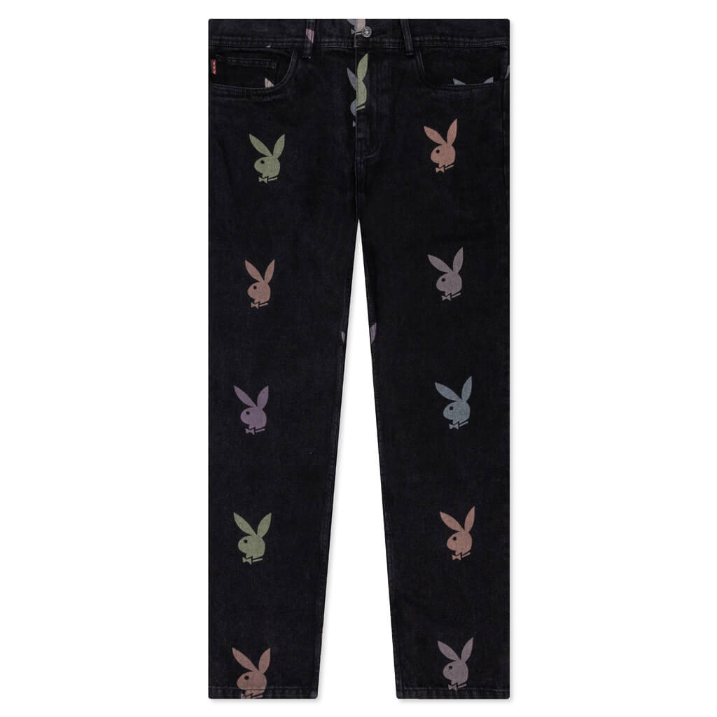 PLEASURES x Playboy Scatter Denim - Black – Feature
