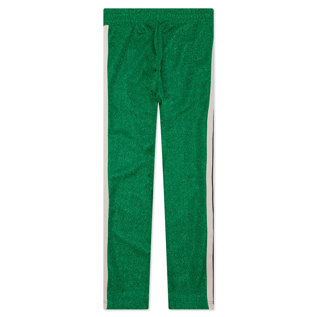 Buy Palm Angels Green & Orange Track Lounge Pants - Green White At
