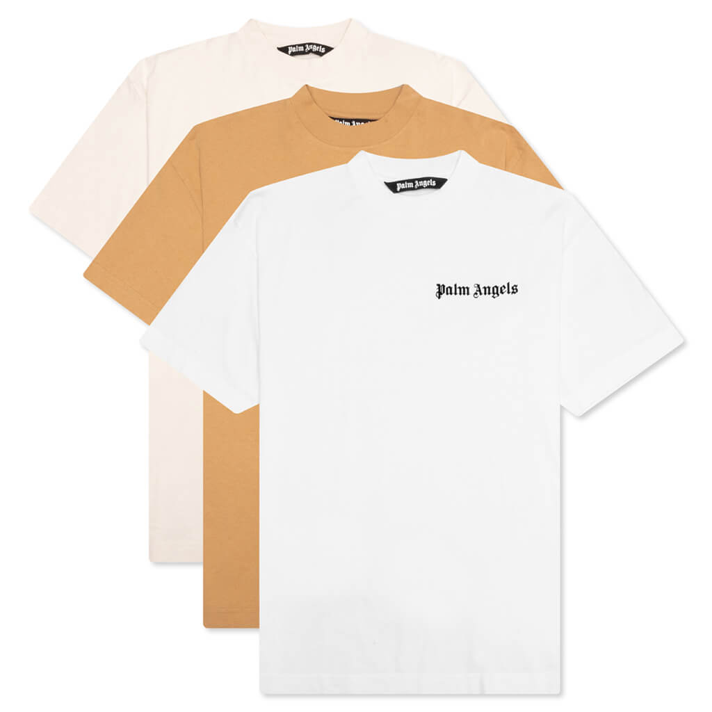 Palm Angels Nude Shades Tripack Classic T-Shirt Multicolor - Loro