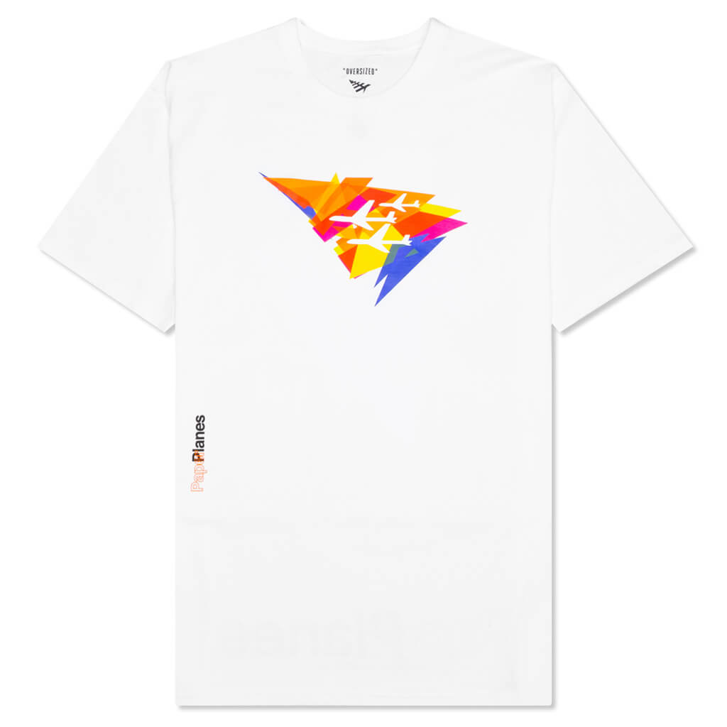 Paper Planes - THE PAINT TEE - White