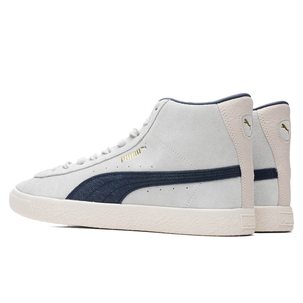Suede Mid VTG RDL White/New Navy