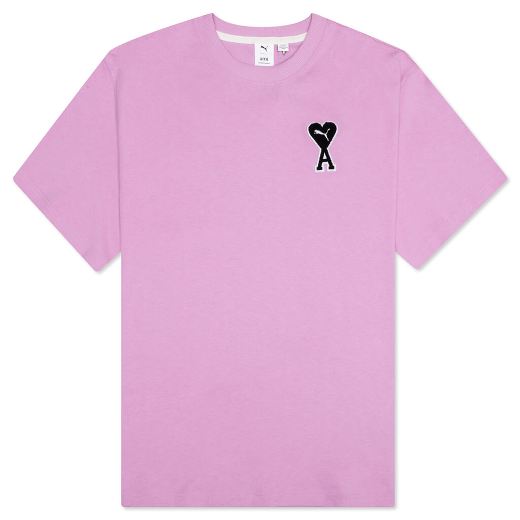 Pink Amis Paris T Shirt Puma X AMI Tee Orchid – Feature