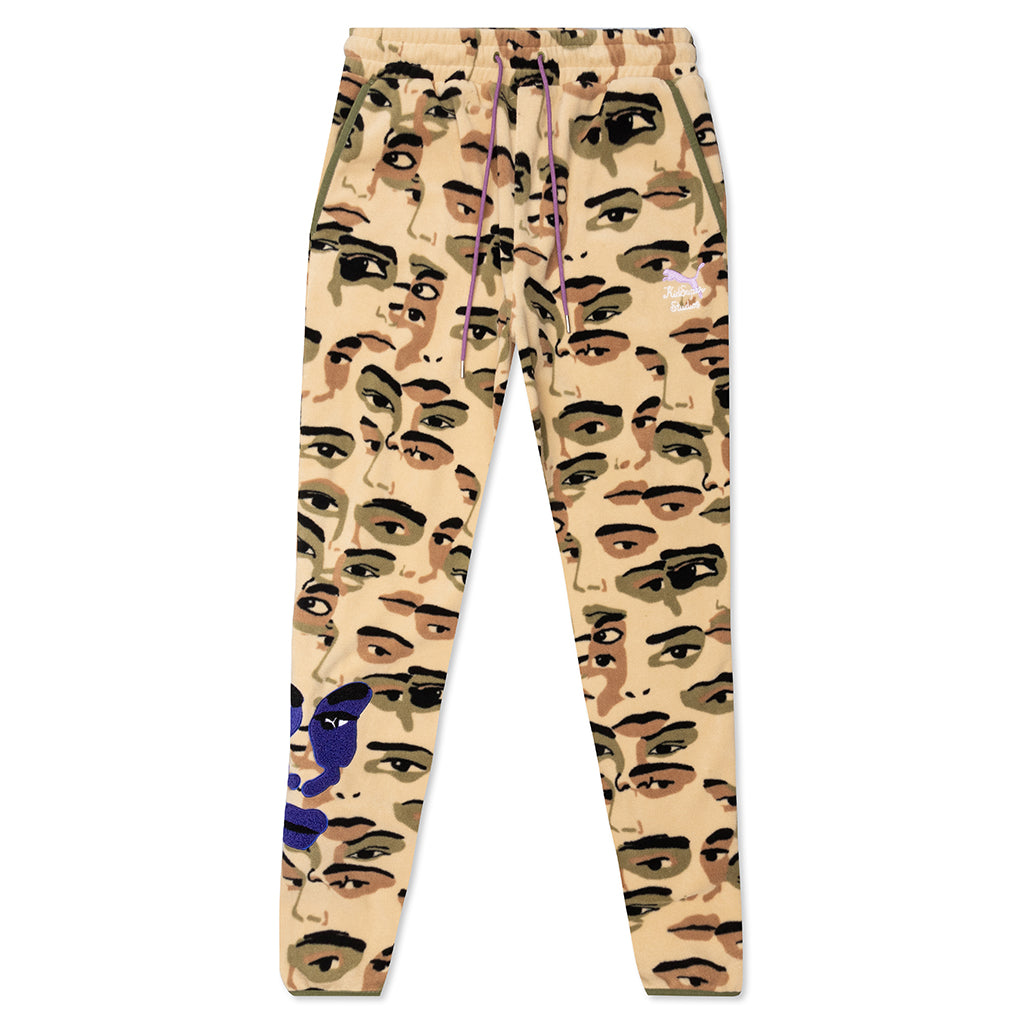 Puma x KidSuper Studios AOP Fleece Pants - Khaki