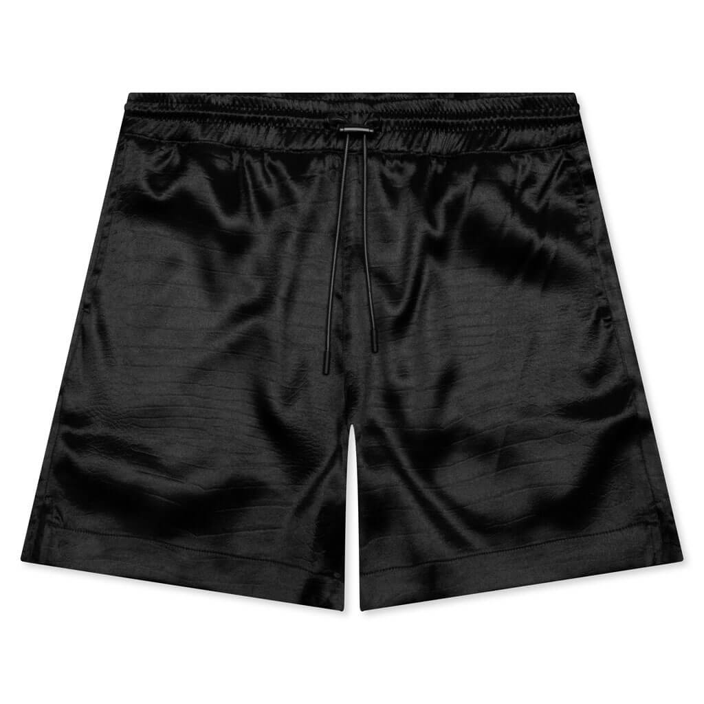 Clyde Shorts - Black Crocodile – Feature