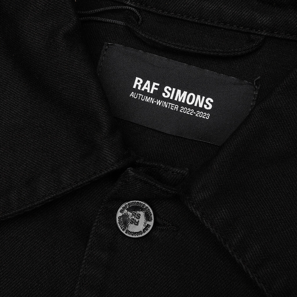 RAF SIMONS AW21 ブラック デニムジャケット M