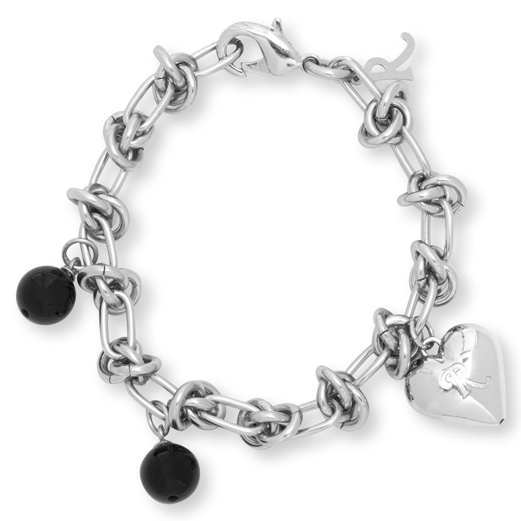 Knot Charm Bracelet - Silver – Feature