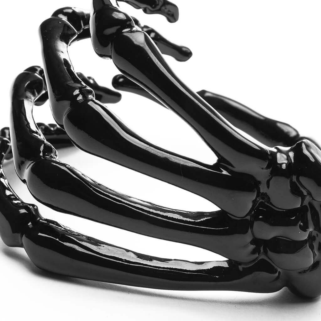Raf Simons - Skeleton Hand Cuff Bracelet - Men - Brass - M - Black