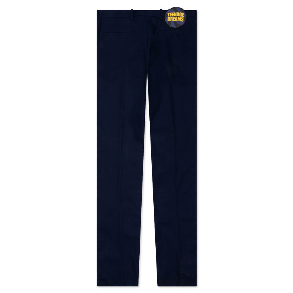 Slightly Flared Pants - Navy – Feature