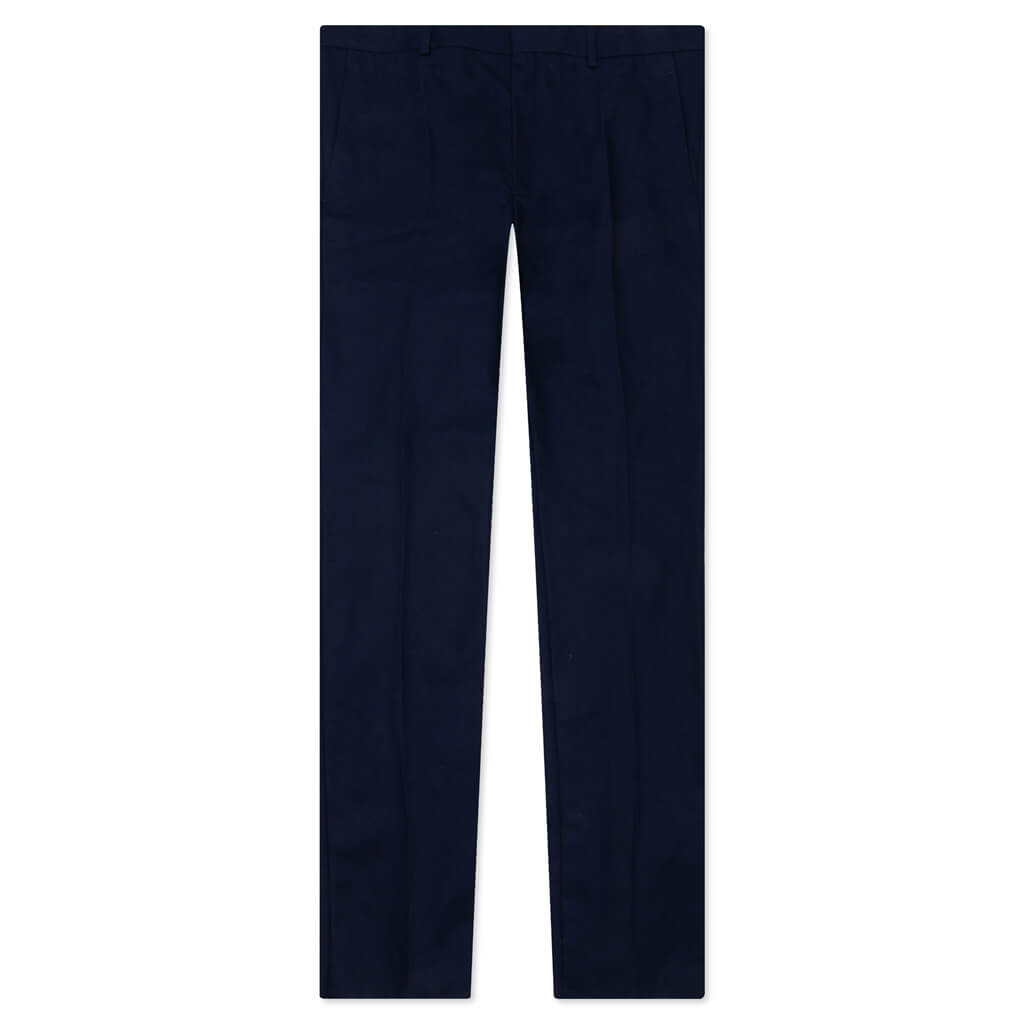 Slightly Flared Pants - Navy – Feature