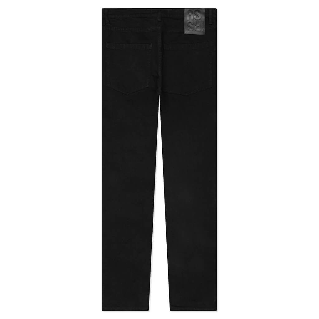 Raf Simons - Slim Fit Denim Pants - Black