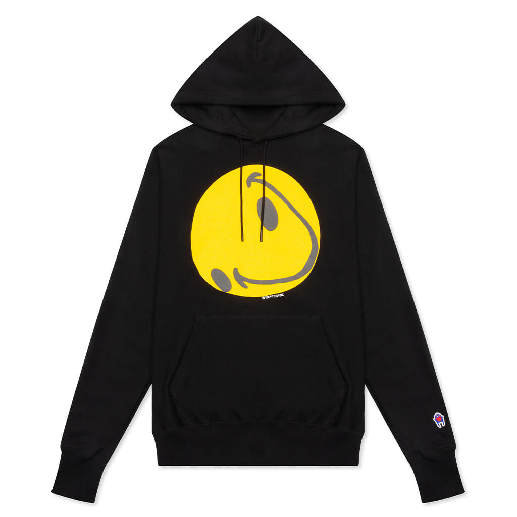 Readymade Collapsed Face Hoodie - Black