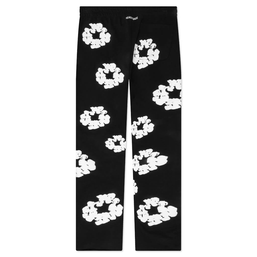 ReadyMade x Denim Tears Cotton Wreath Flare Sweatpants - Black